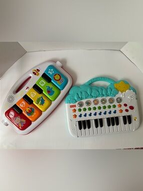 Fisher Price Set of 2 Musical Interactive Toys for Babies & Toddlers Tested